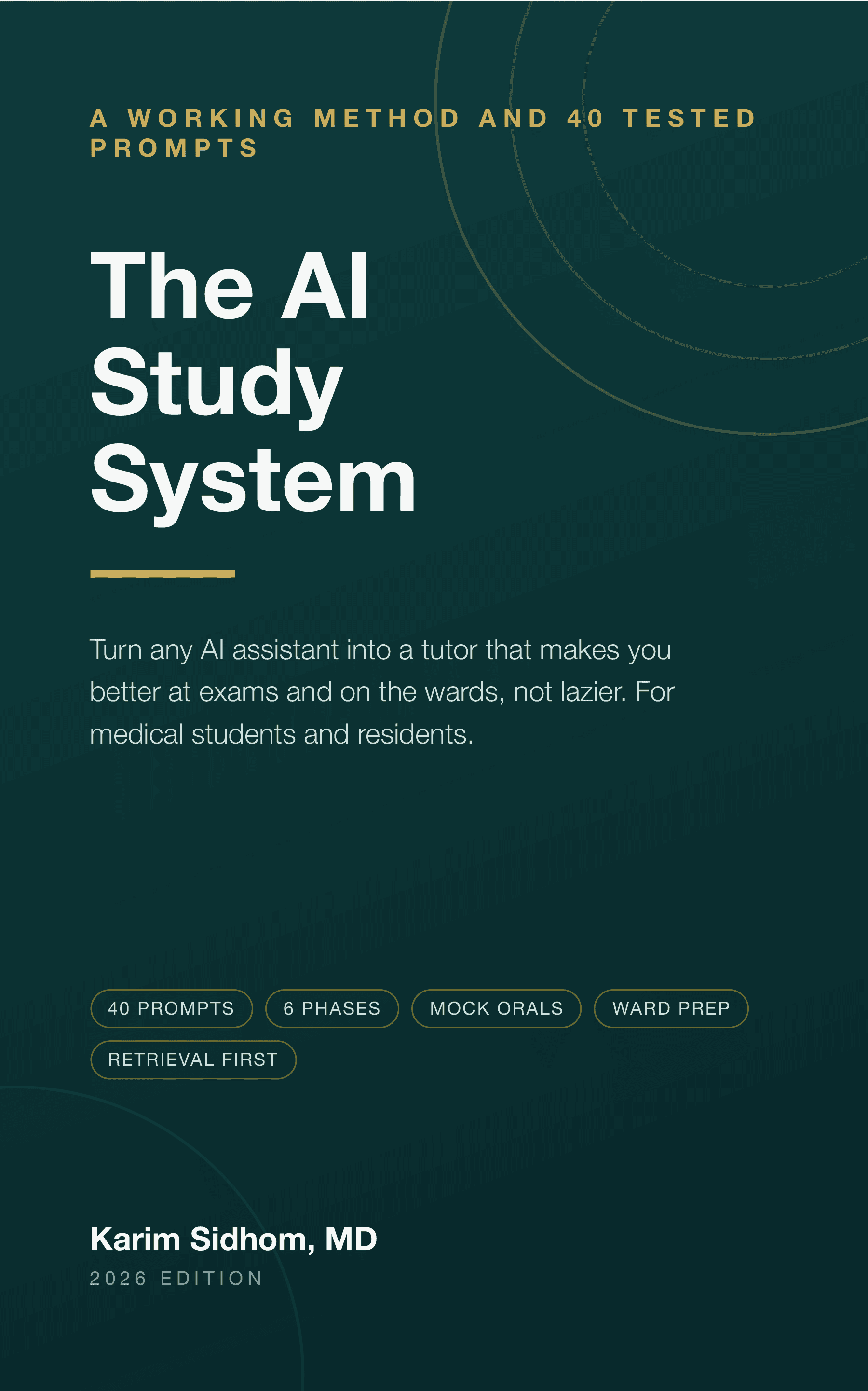 Cover of The AI Study System for Medical Students and Residents