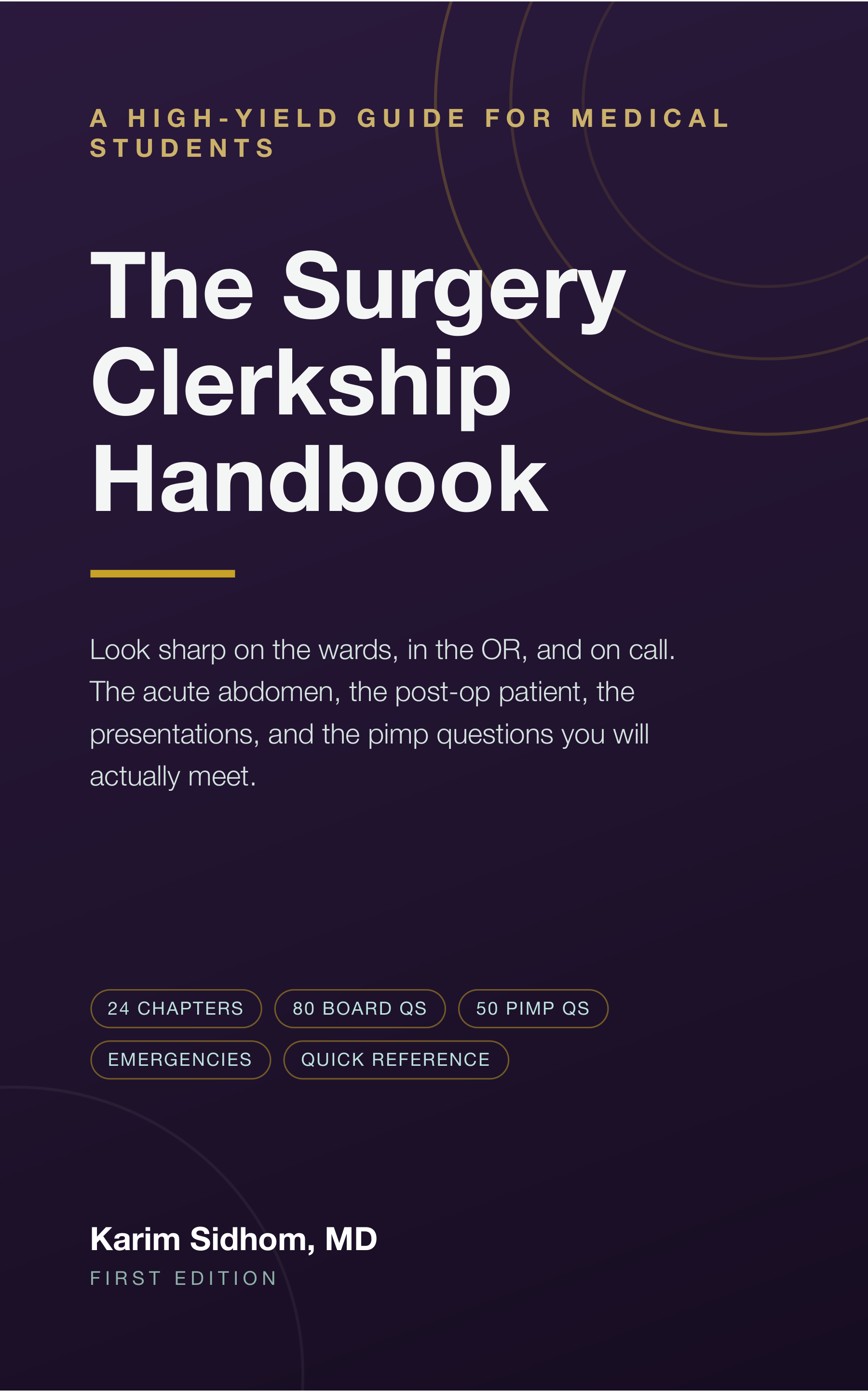 Cover of The Surgery Clerkship Handbook